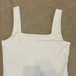 Old Navy White Square Neck Women's Top